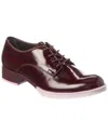 Tod's Leather Oxford In Red