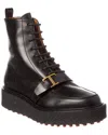 Tod's Creeper Belted Boot In Black