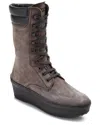 TOD'S TOD’S LEATHER PLATFORM DESERT BOOT