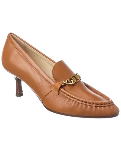 Tod's Leather Pump In Brown