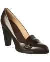Tod's Leather Pump In Brown