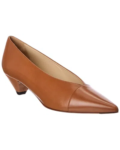 Tod's Leather Pump In Brown