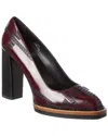 Tod's Leather Pump In Red
