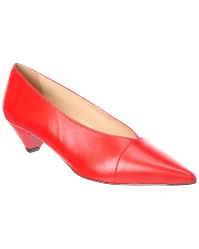Tod's Leather Pump In Red