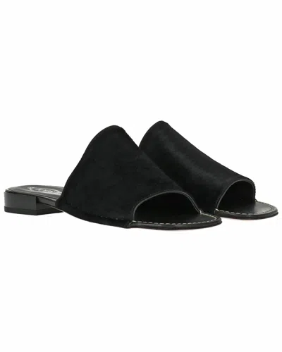 Tod's Leather Sandal In Black