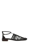 Tod's Leather Sandal In Black
