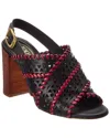 Tod's Leather Sandal In Black