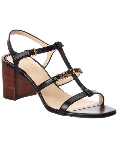 Tod's Leather Sandal In Black