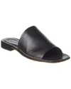 Tod's Leather Sandal In Black