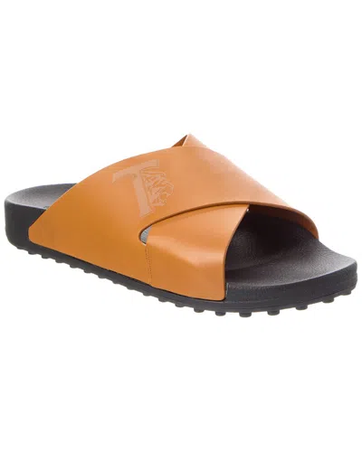 Tod's Leather Sandal In Brown