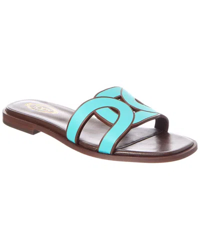 Tod's Leather Sandal In Multi