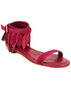 Tod's Leather Sandal In Red