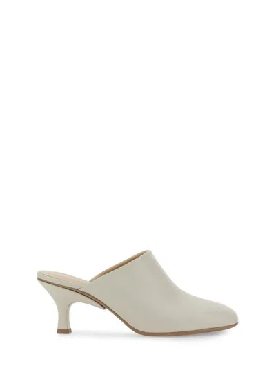 Tod's Women's Leather Sabot Pumps In Chalk