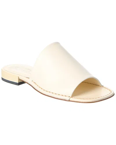 Tod's Leather Sandal In White