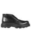 Tod's Leather Shoes With Sole And Lace-up Closure In Black