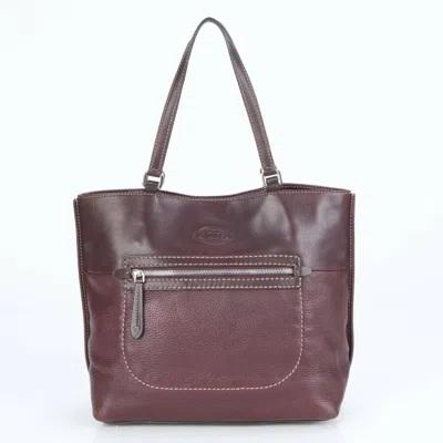 Pre-owned Tod's Leather Shoulder Bag ()