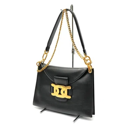 Pre-owned Tod's Leather Shoulder Bag () In Black