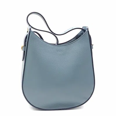Pre-owned Tod's Leather Shoulder Bag () In Blue