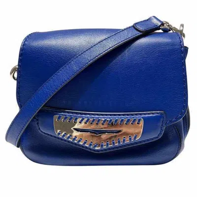 Pre-owned Tod's Leather Shoulder Bag () In Blue