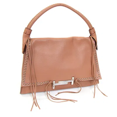 Pre-owned Tod's Leather Shoulder Bag () In Brown