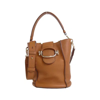 Pre-owned Tod's Leather Shoulder Bag () In Brown