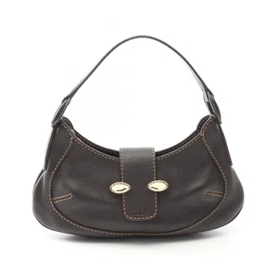 Pre-owned Tod's Leather Shoulder Bag () In Brown