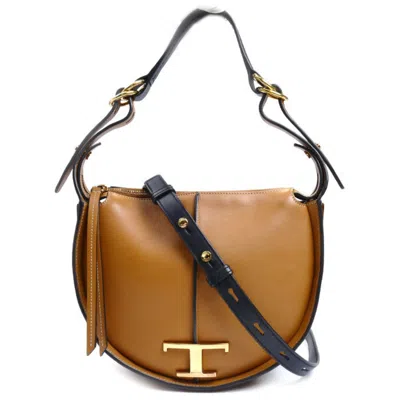 Pre-owned Tod's Leather Shoulder Bag () In Brown