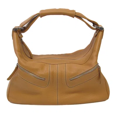 Pre-owned Tod's Leather Shoulder Bag () In Brown
