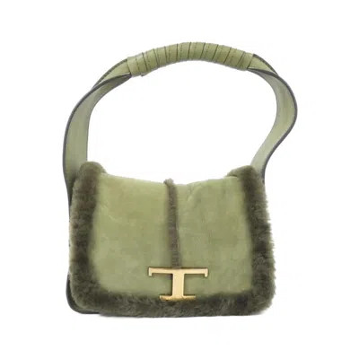 Pre-owned Tod's Leather Shoulder Bag () In Green