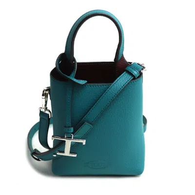Pre-owned Tod's Leather Shoulder Bag () In Green