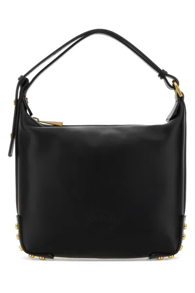 Tod's Leather Shoulder Bag Shoulder Bag In Black