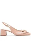 Tod's 50 Patent Leather Slingback Pumps