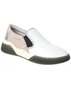 Tod's Leather Slip-on Sneaker In Gray