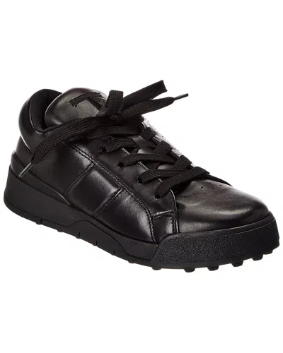 Tod's Leather Sneaker In Black