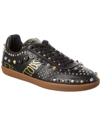 Tod's Leather Sneaker In Black