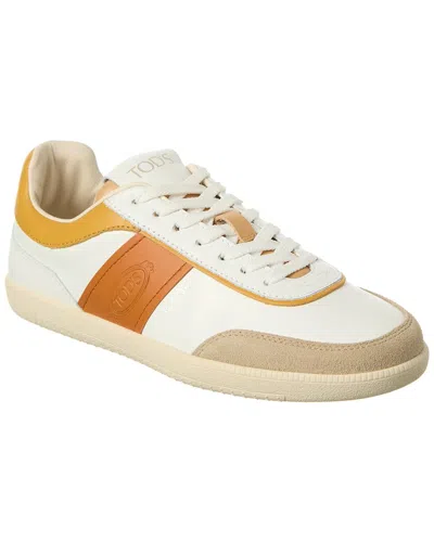 Tod's Leather Sneaker In Brown