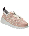 Tod's Leather Sneaker In Pink