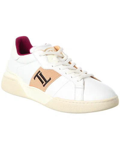 Tod's Leather Sneaker In White