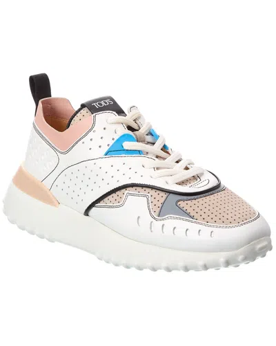 Tod's Leather Sneaker In White