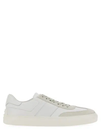 Tod's Leather Trainer In White