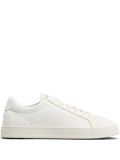 Tod's Leather Sneakers In White