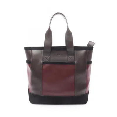 Pre-owned Tod's Leather Suede Handbag () In Multi