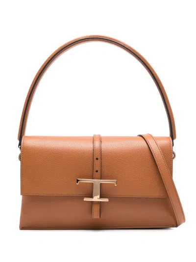 Tod's Leather T Timeless Mini Flap Bag