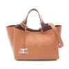 Tod's Grained Leather Shoulder Bag In Brown