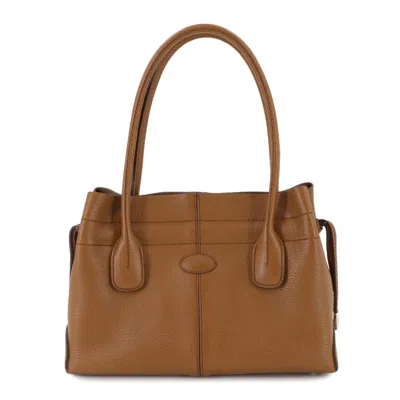 Pre-owned Tod's Leather Tote Bag () In Brown