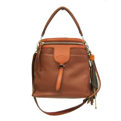Pre-owned Tod's Leather Tote Bag () In Brown