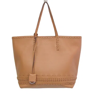Pre-owned Tod's Leather Tote Bag () In Brown