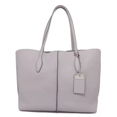 Pre-owned Tod's Leather Tote Bag () In Gray