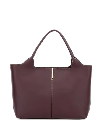 TOD'S TOD'S LEATHER TOTE BAG WITH TOP HANDLE