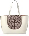 Tod's Leather Tote In White
